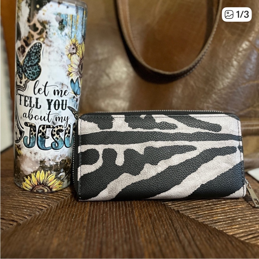 Zebra Print Wallet